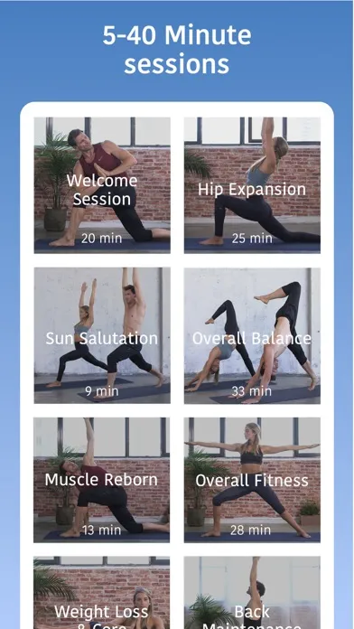 Capturas de tela do Yoga for Weight Loss & more