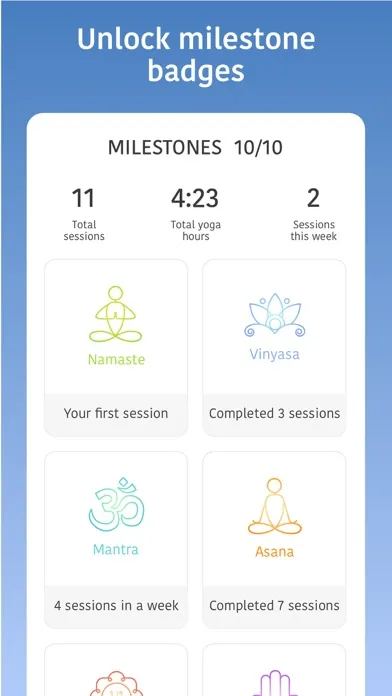 Capturas de tela do Yoga for Weight Loss & more