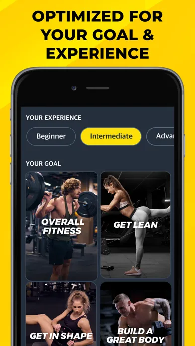 Tangkapan layar Workout Planner & Gym Tracker