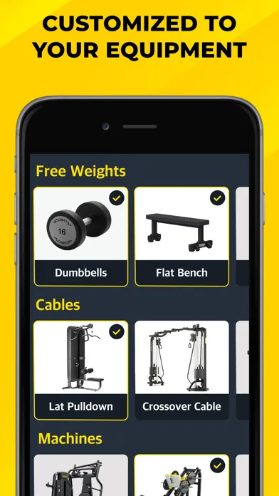 Tangkapan layar Workout Planner & Gym Tracker