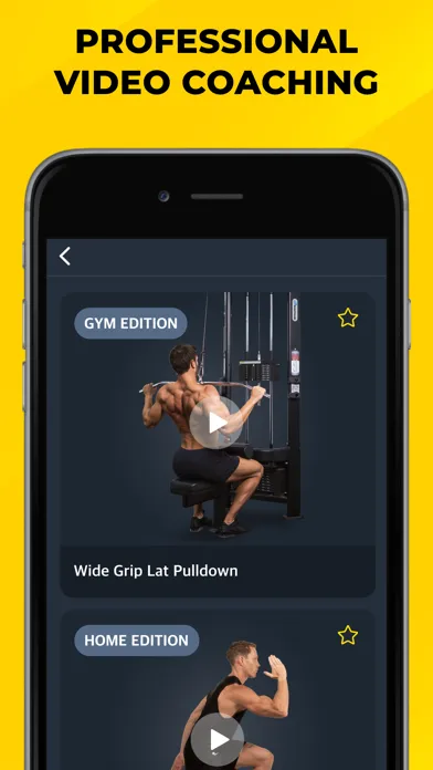 Tangkapan layar Workout Planner & Gym Tracker