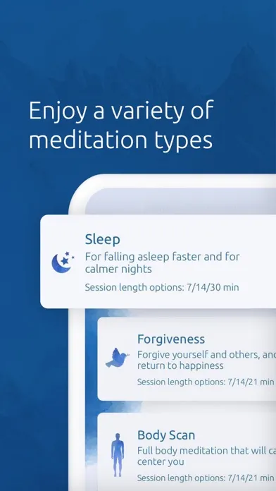 Capturas de tela do Meditation and Relaxation Pro