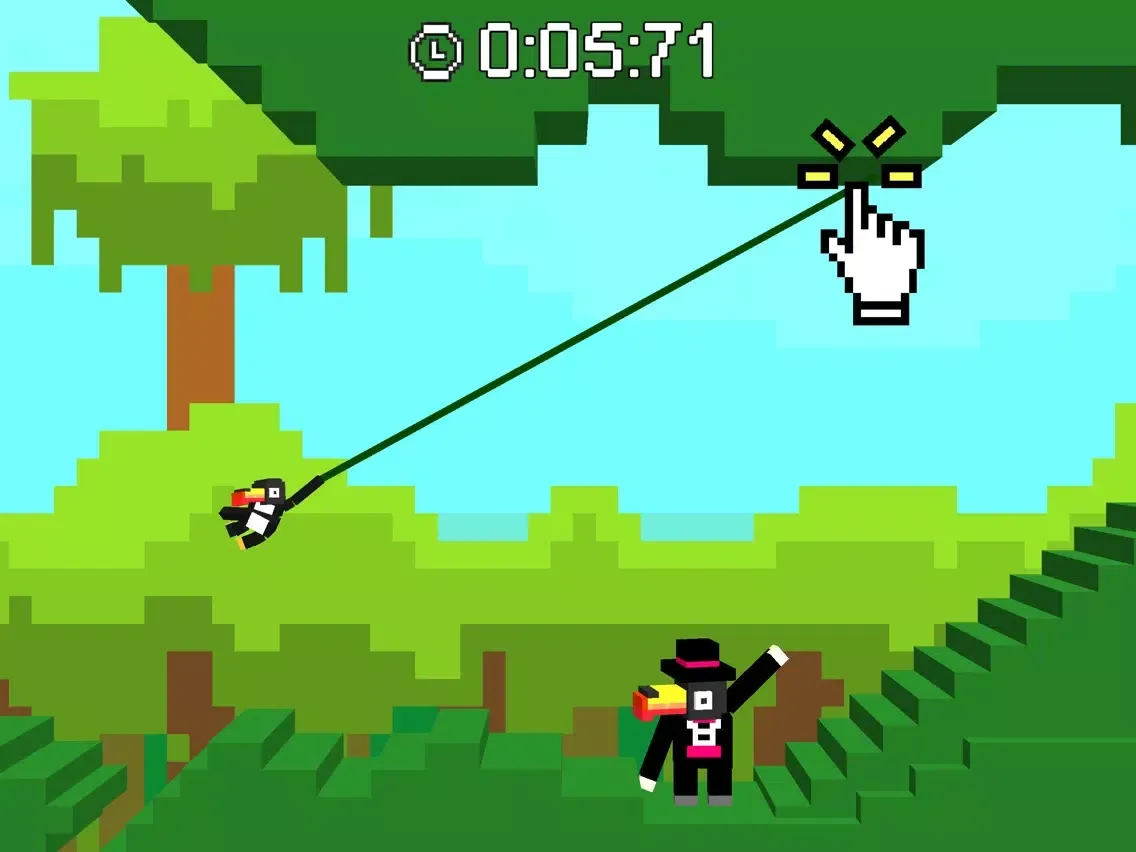 Captures d'écran de Swing Skills - Rope Swing Game iPad 