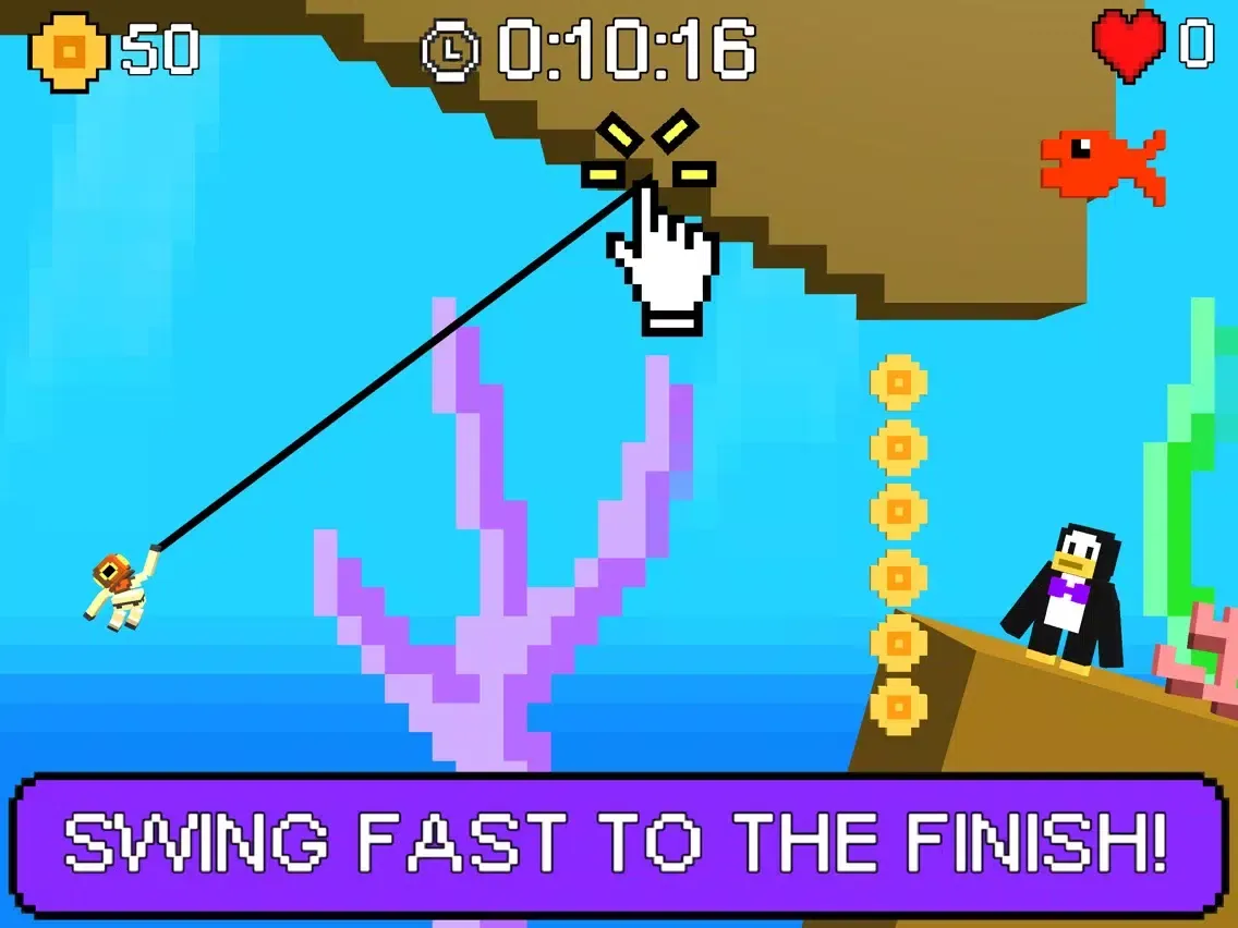 Captures d'écran de Swing Skills - Rope Swing Game iPad 