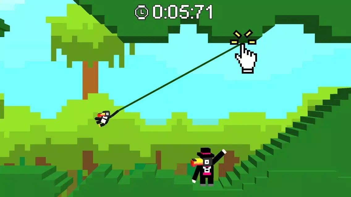 Captures d'écran de Swing Skills - Rope Swing Game