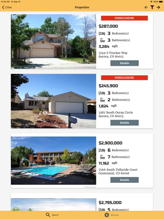 Скриншоты Real Estate Search by ALLHUD iPad 