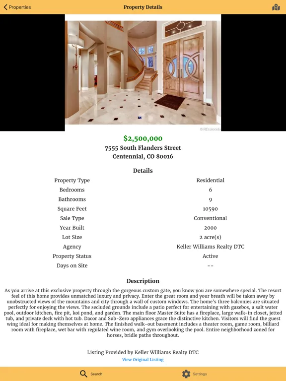 Скриншоты Real Estate Search by ALLHUD iPad 
