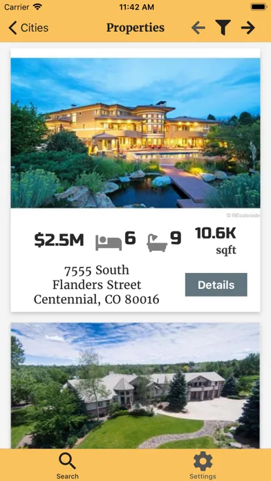 Скриншоты Real Estate Search by ALLHUD