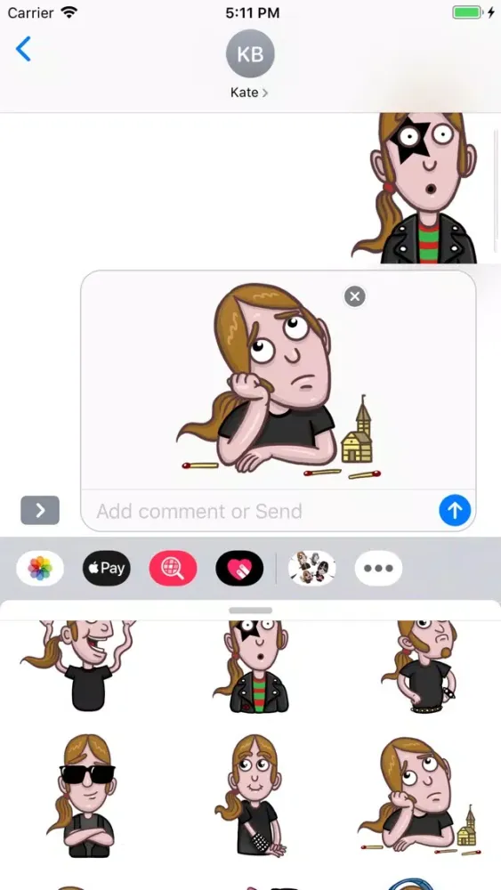 Heavy Metal Boy Stickers Ekran Görüntüleri