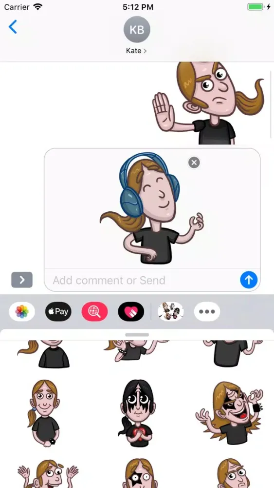 Heavy Metal Boy Stickers Ekran Görüntüleri