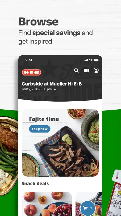 Captures d'écran de My H-E-B