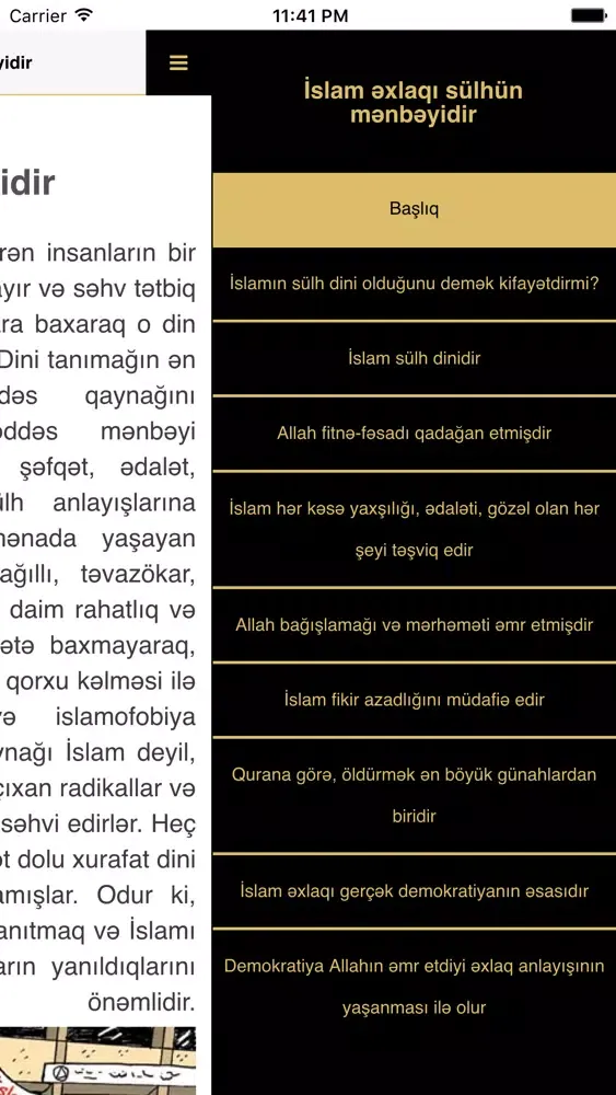 Ảnh chụp màn hình của İslam Sevgidir