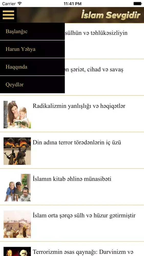 Ảnh chụp màn hình của İslam Sevgidir