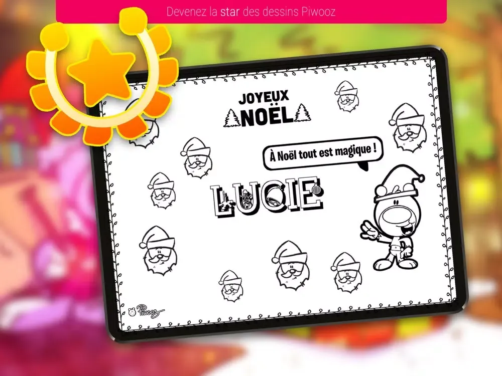 Coloriage personnalisé Piwooz iPad  سکرین شاٹس