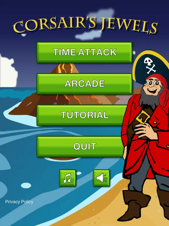 Tangkapan layar Corsair's Jewels Deluxe iPad 