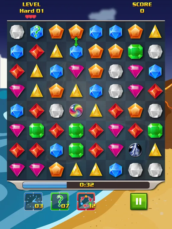 Tangkapan layar Corsair's Jewels Deluxe iPad 