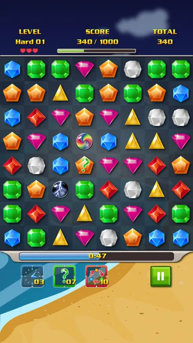 Tangkapan layar Corsair's Jewels Deluxe