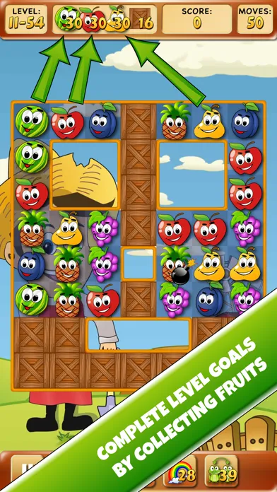 Fruit Dash Match-3 스크린샷