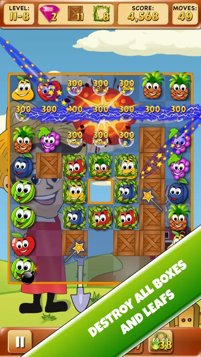 Fruit Dash Match-3 스크린샷