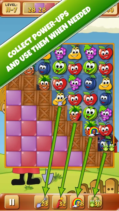 Fruit Dash Match-3 스크린샷