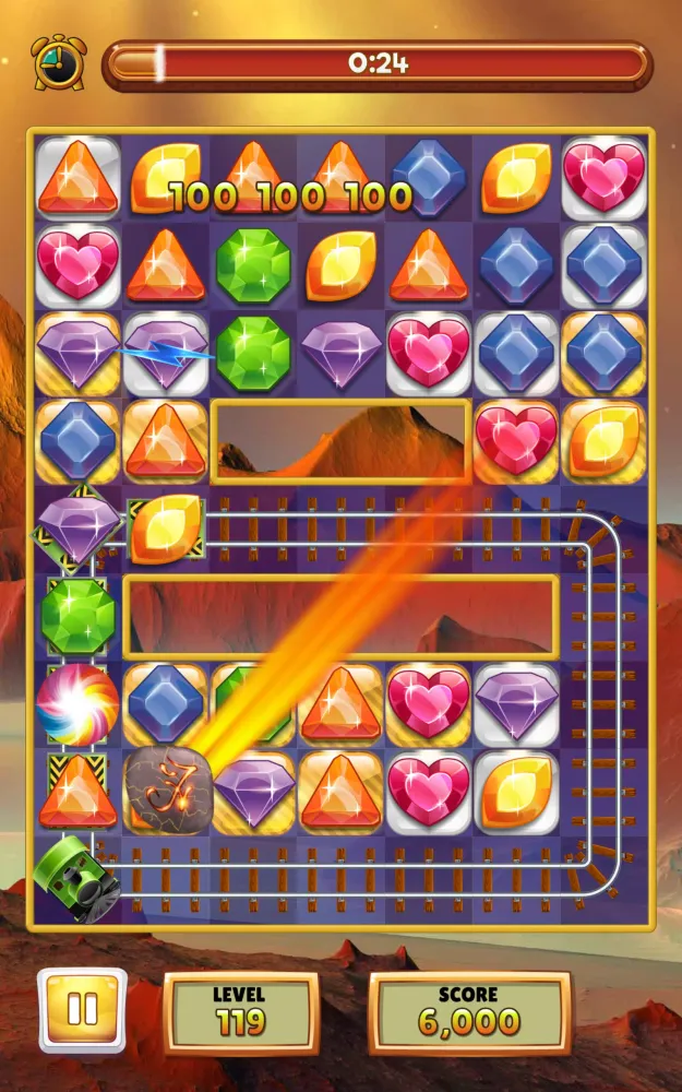 ภาพหน้าจอของ Jewels