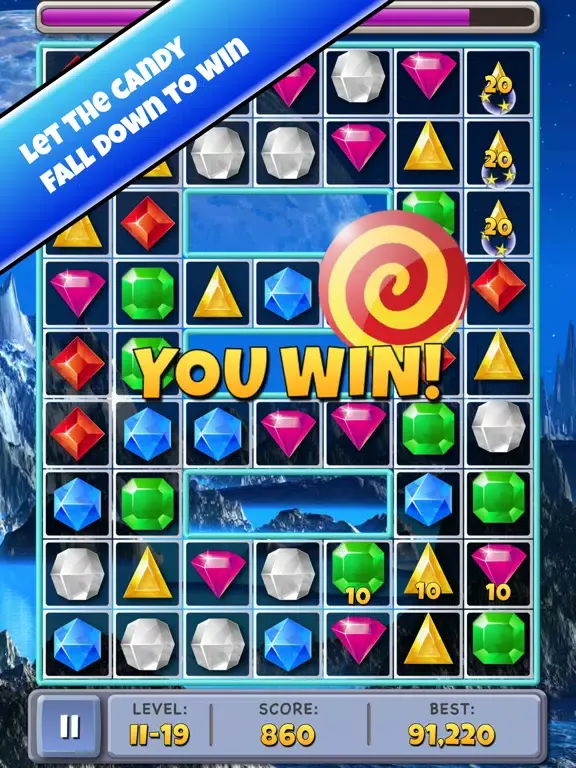 Скриншоты Match 3 Jewels: Diamond Star iPad 