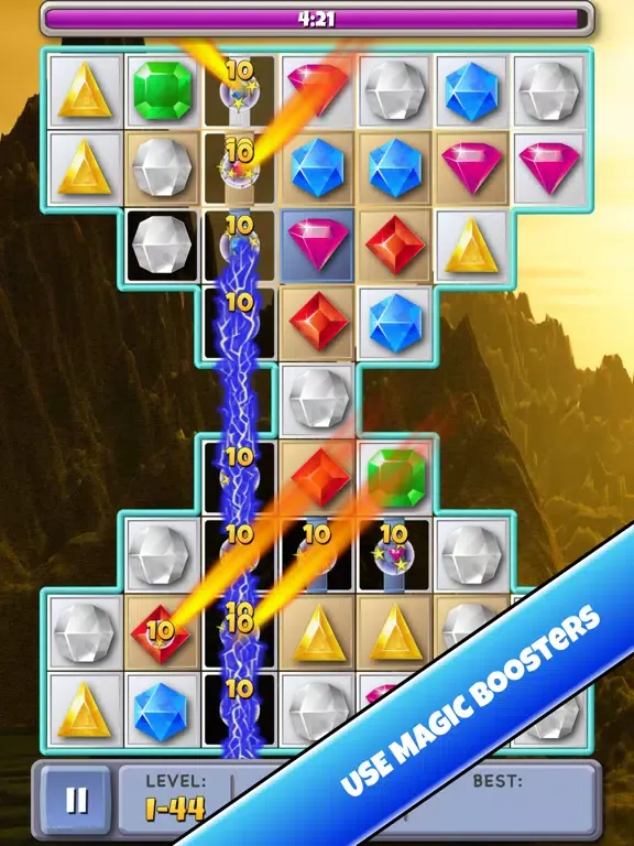 Скриншоты Match 3 Jewels: Diamond Star iPad 
