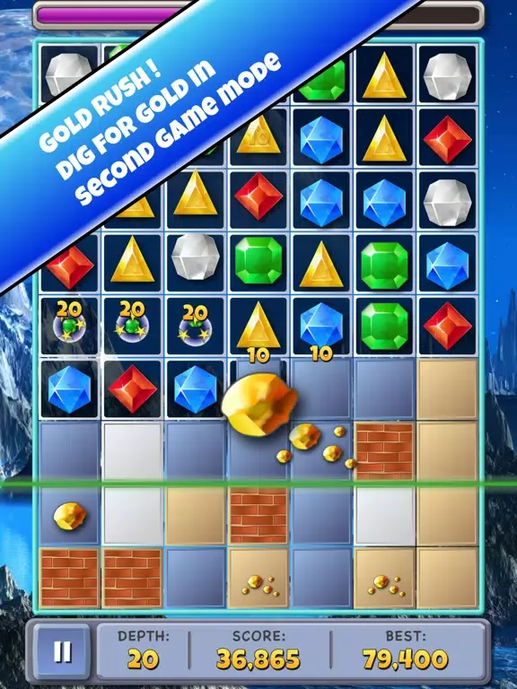 Скриншоты Match 3 Jewels: Diamond Star iPad 