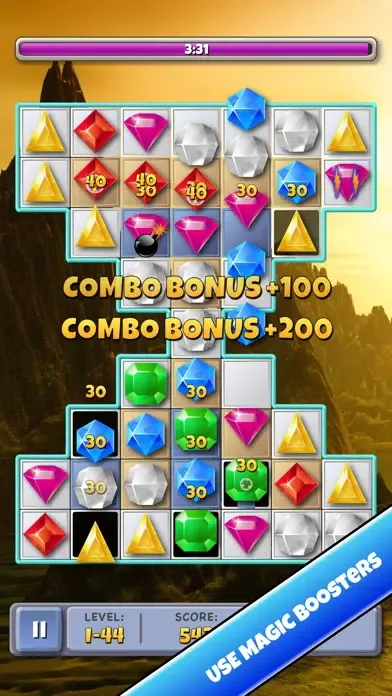 Скриншоты Match 3 Jewels: Diamond Star