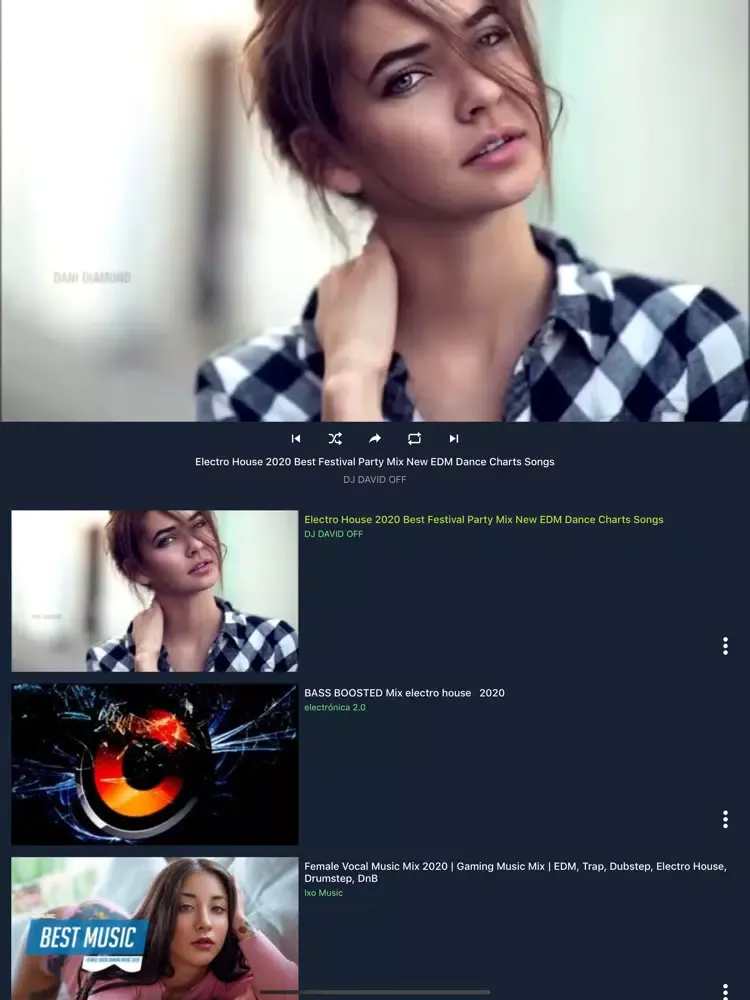 VMusic Player+ iPad  Screenshots