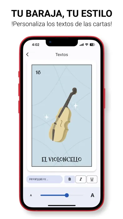 Ảnh chụp màn hình của Baraja lotería mexicana