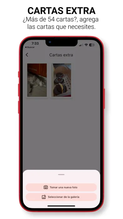 Ảnh chụp màn hình của Baraja lotería mexicana
