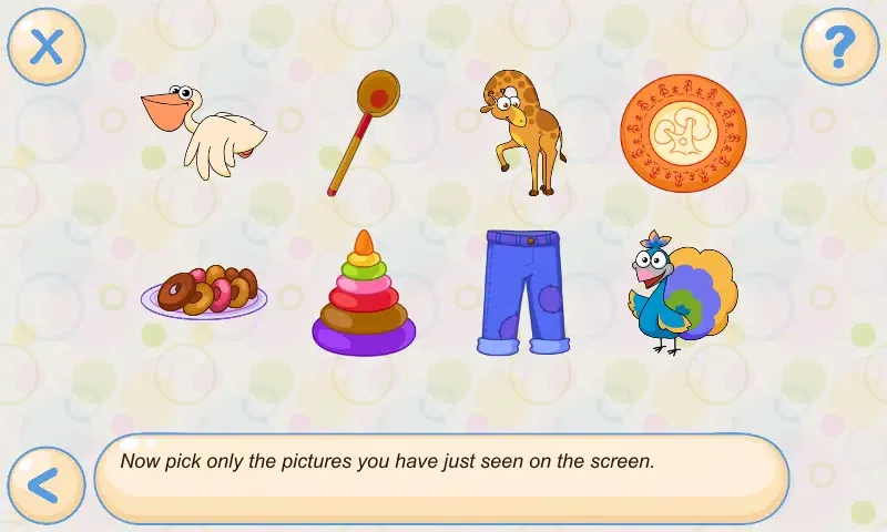 Memory & Attention Training Screenshots