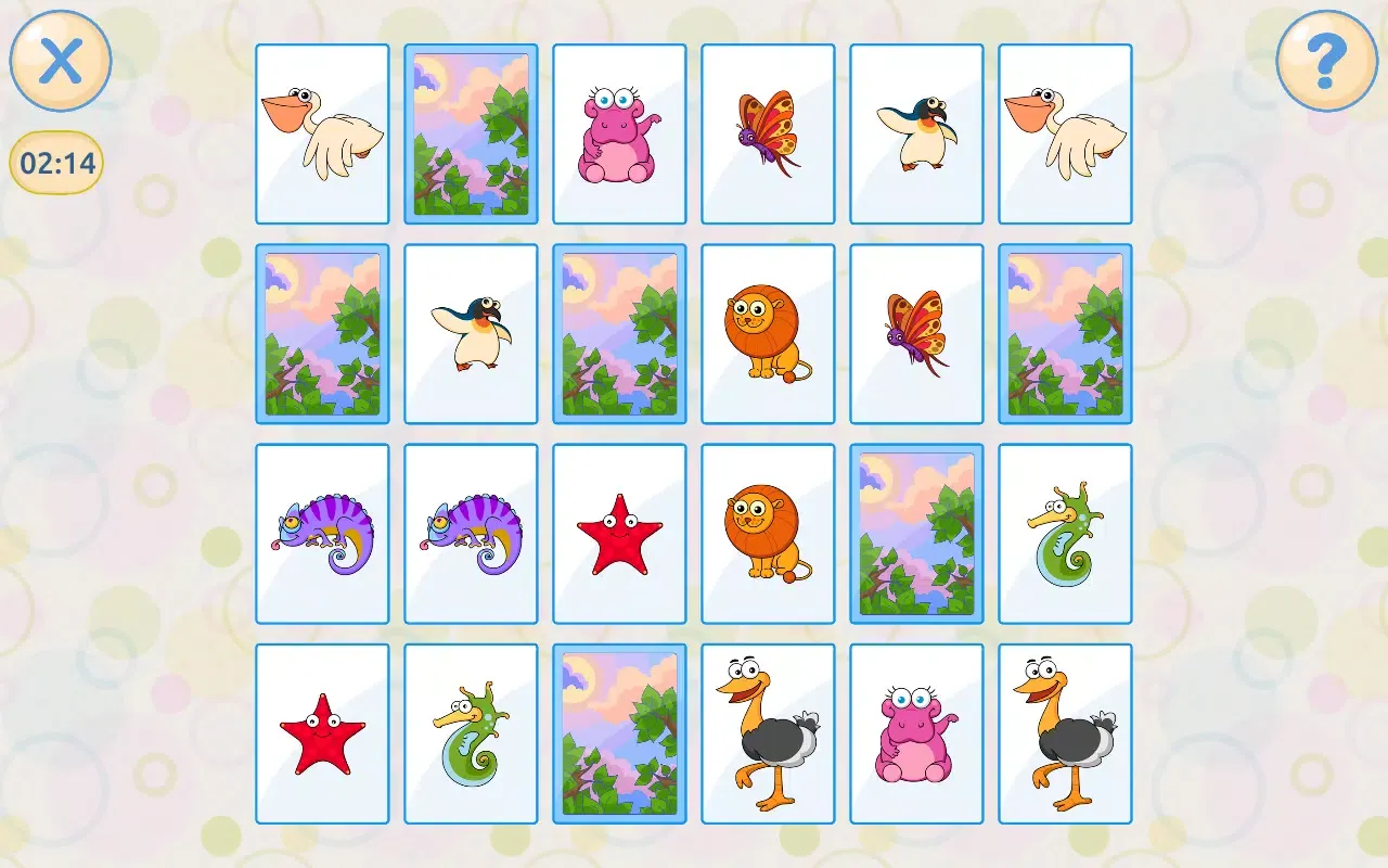 Memory & Attention Training Screenshots