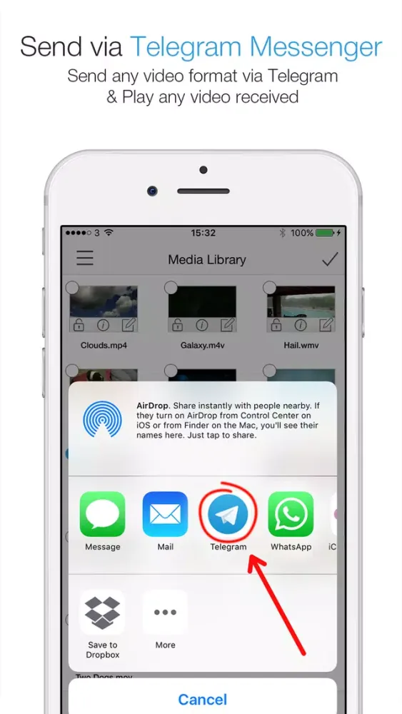 Telegram Player PRO - Media Player for Telegram Messenger স্ক্রিনশট
