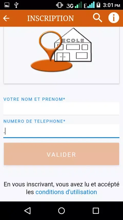 Tangkapan skrin INFO ECOLE
