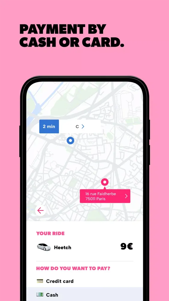 Capturas de pantalla de Heetch - Ride-hailing app