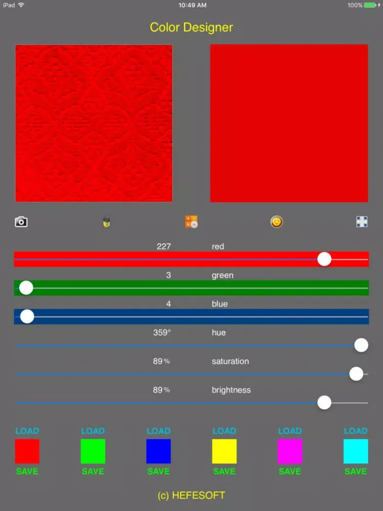 تصاویر Color Designer with Calculator iPad 