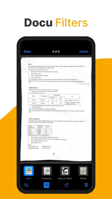 Zrzuty ekranu DocuScan - AI Document Scanner