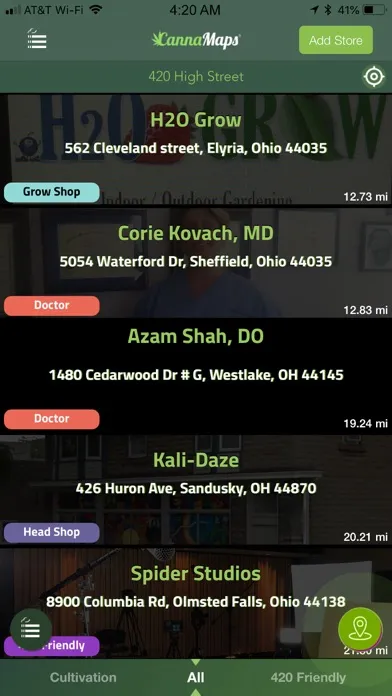 CannaMaps Screenshots