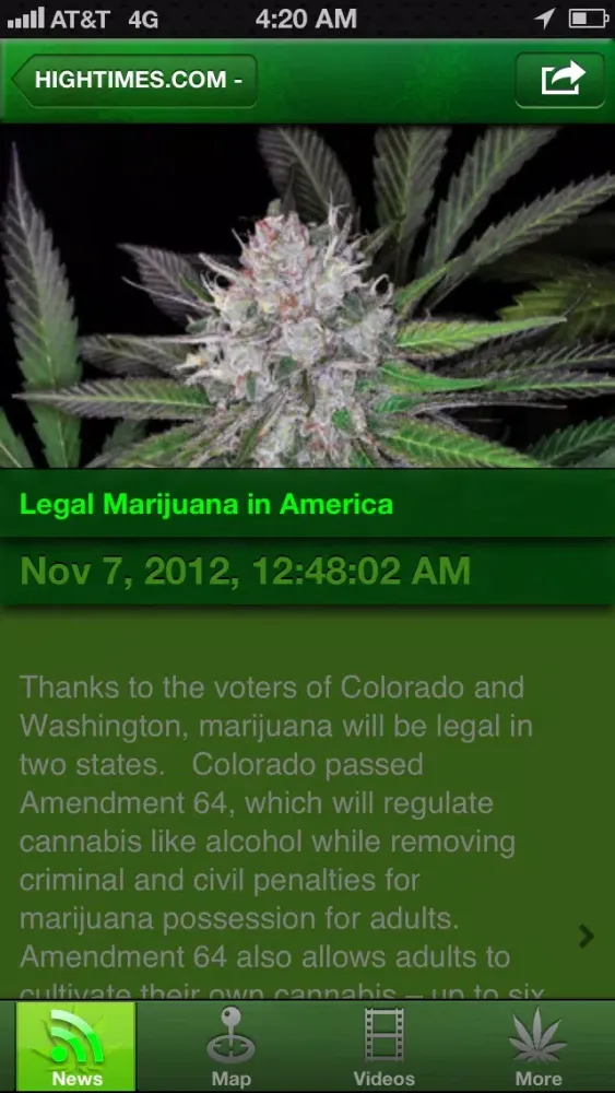 Cannabis News Pro سکرین شاٹس