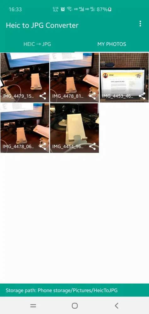 Heic to JPG/PNG/WEBP Converter应用截图