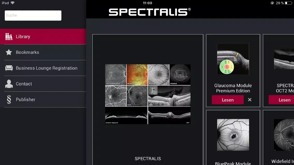 Tangkapan layar SPECTRALIS US