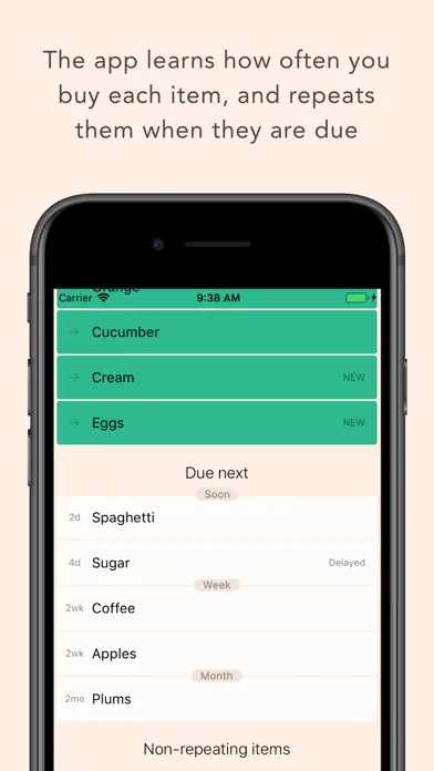 Groceries: a smarter list স্ক্রিনশট
