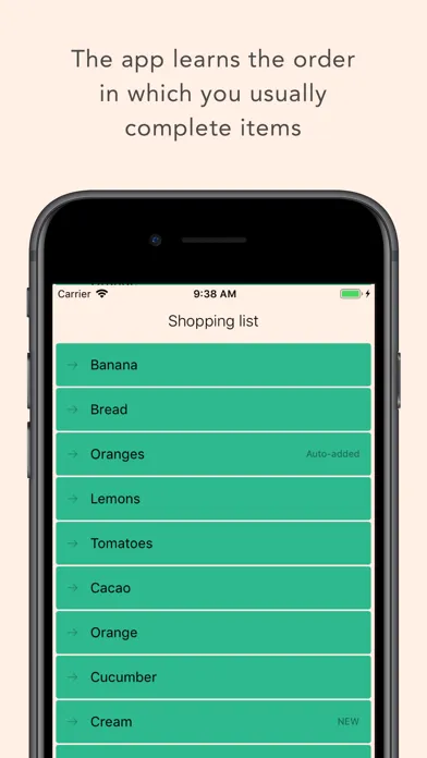 Groceries: a smarter list স্ক্রিনশট