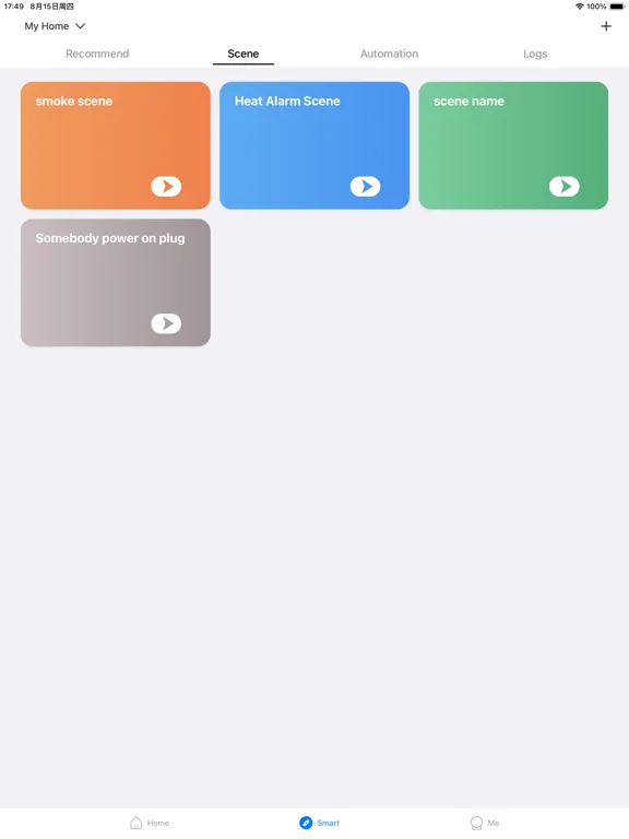 Smart Life Hub iPad  স্ক্রিনশট