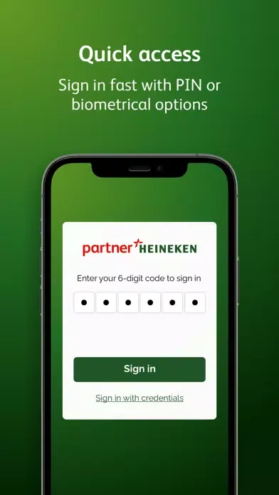 HEINEKEN B2B Online スクリーンショット