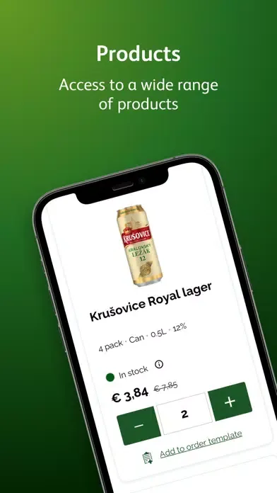 HEINEKEN B2B Online スクリーンショット