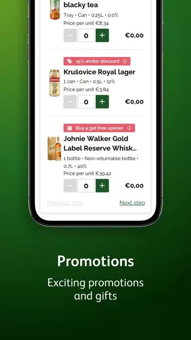 HEINEKEN B2B Online スクリーンショット