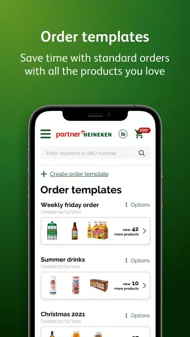HEINEKEN B2B Online スクリーンショット